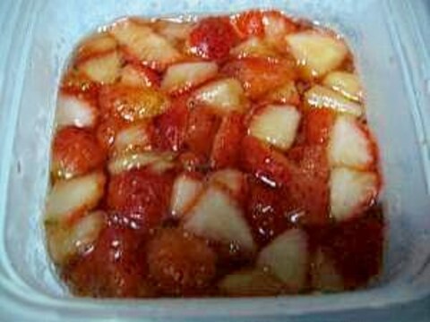 簡単レンジで♪いちごジャム(コンフィチュール風)
